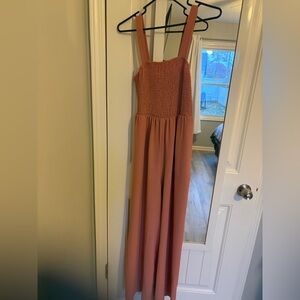 SHEIN Pink Sleeveless Jumpsuit